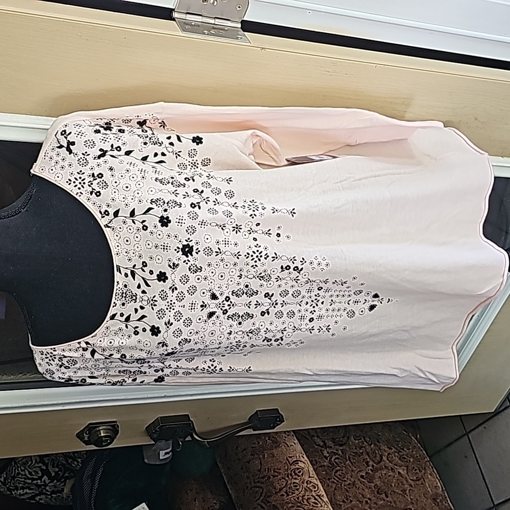 Lucky Brand Pink Shirt Woman's Size L